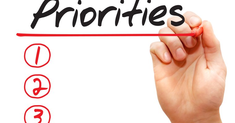Priorities: What are yours,&nbsp;realistically?